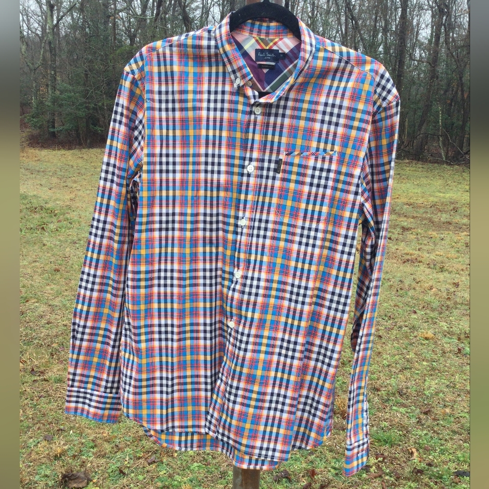 Paul Smith Jeans Plaid Shirt M